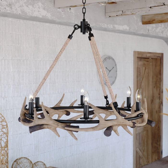 Alberta-Falls-Round-Antler-Chandelier-The-Cabin-Shack