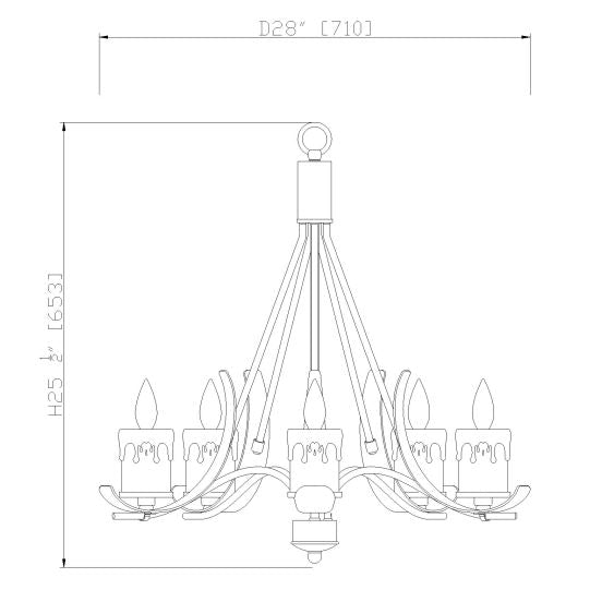 Ambridge-Black-Smith-5-Candle-Light-Chandelier-The-Cabin-Shack-1