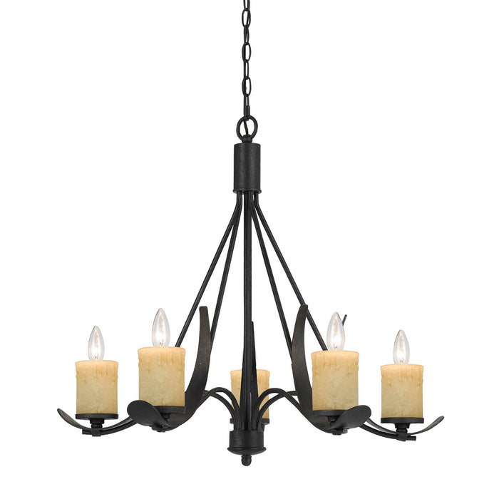 Ambridge-Black-Smith-5-Candle-Light-Chandelier-The-Cabin-Shack