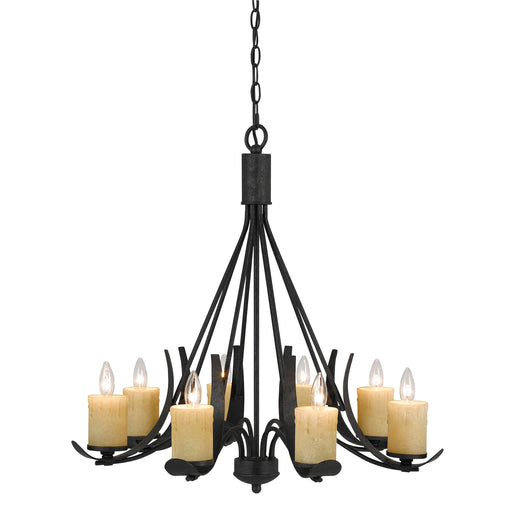 Ambridge-Black-Smith-8-Candle-Light-Chandelier-The-Cabin-Shack