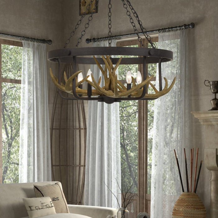 Antler-Stony-Brook-Iron-5-Light-Chandelier-The-Cabin-Shack-1