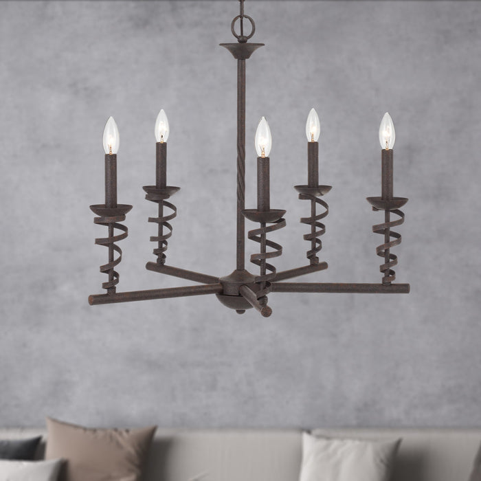 Berthoud-Vintage-Textured-Black-Chandelier-The-Cabin-Shack-1