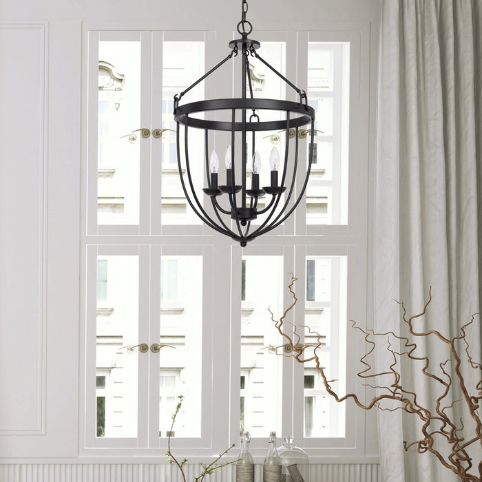 Black-Bow-Mar-Industrial-Chandelier-The-Cabin-Shack-2