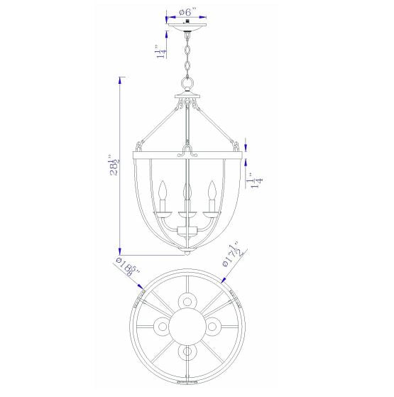 Black-Bow-Mar-Industrial-Chandelier-The-Cabin-Shack-3