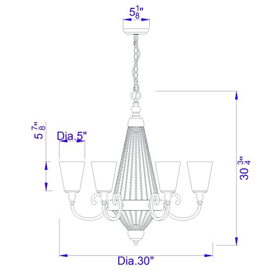 Black-Rustic-Inglewood-Chandelier-The-Cabin-Shack-1