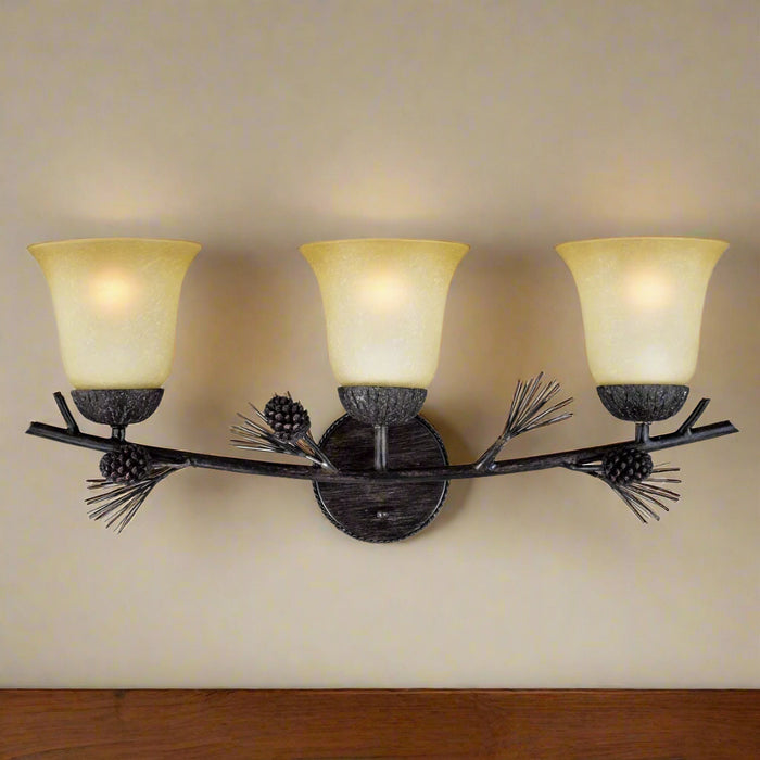 Black-Walnut-Pinecone-Evergreen-3-Light-Vanity-The-Cabin-Shack