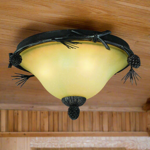 Black-Walnut-Pinecone-Evergreen-Ceiling-Light-The-Cabin-Shack