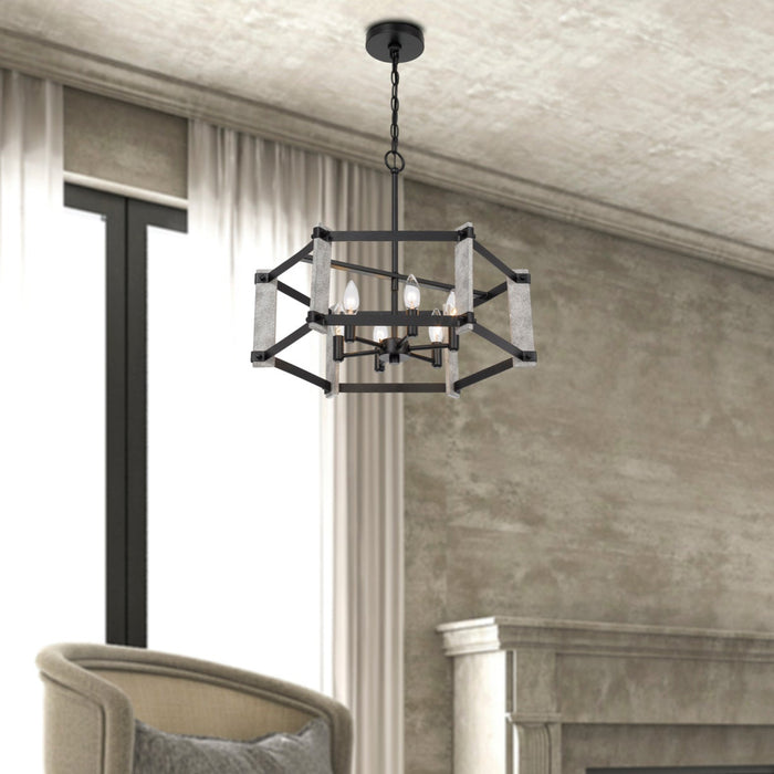 Breckenridge-Farmhouse-Vintage-White-Chandelier-The-Cabin-Shack-2