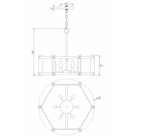 Breckenridge-Farmhouse-Vintage-White-Chandelier-The-Cabin-Shack-3