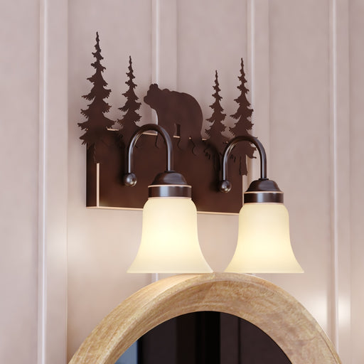 Bronze-Buena-Vista-Bear-Evergreen-2-Light-Vanity-The-Cabin-Shack