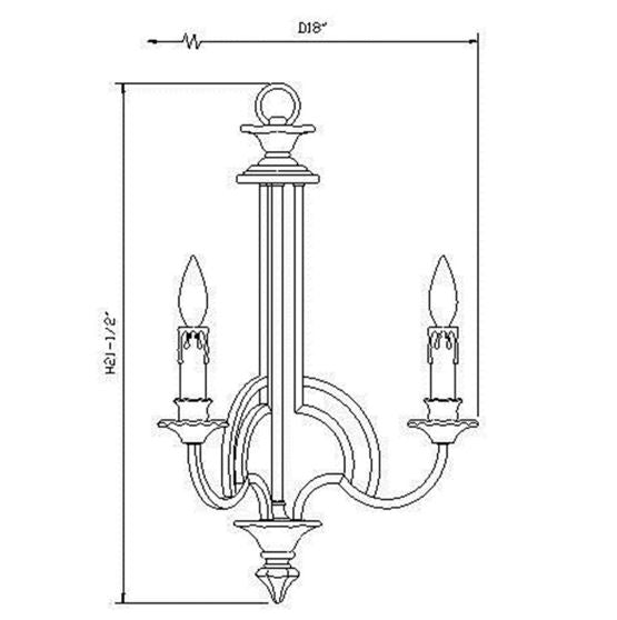 Brunswick-Vintage-Candle-Chandelier-The-Cabin-Shack-1