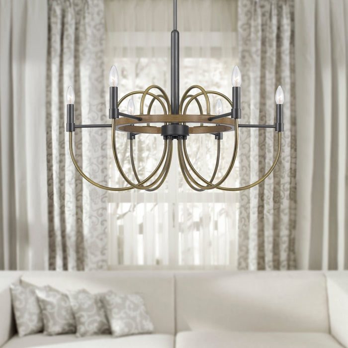 Burlington-Brass-Vintage-Wooden-6-Light-Chandelier-The-Cabin-Shack-3