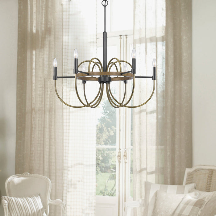 Burlington-Brass-Vintage-Wooden-6-Light-Chandelier-The-Cabin-Shack-4