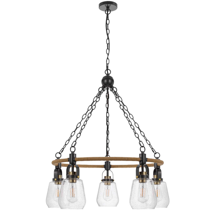 Central-City-Rustic-Burlap-5-Light-Chandelier-The-Cabin-Shack