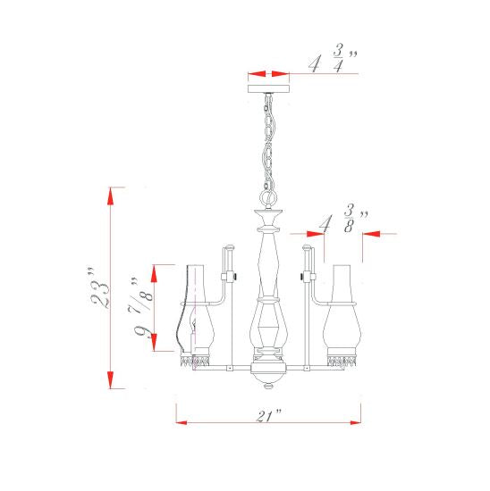 Columbia-Rustic-3-Light-Lantern-Chandelier-The-Cabin-Shack-1