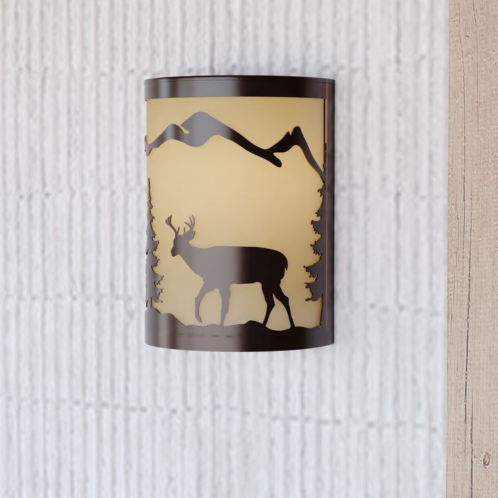 Evergreen-Bronze-Windy-Saddle-Deer-Wall-Sconce-The-Cabin-Shack