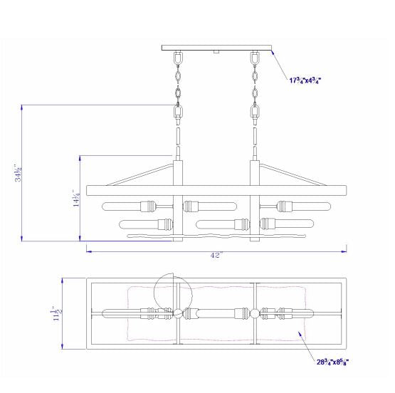 Grenada-Pine-Wood-Island-Chandelier-The-Cabin-Shack-3