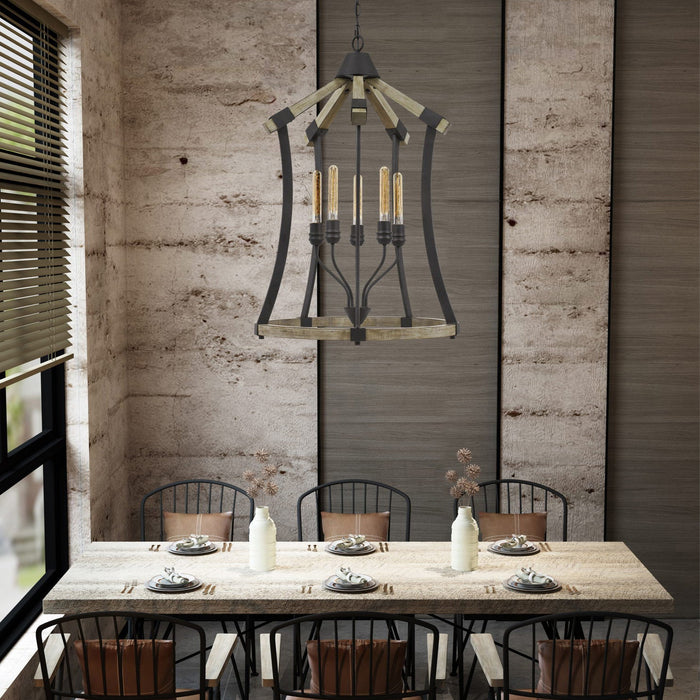 Hyattsville-Oak-5-Light-Lantern-Chandelier-The-Cabin-Shack-1