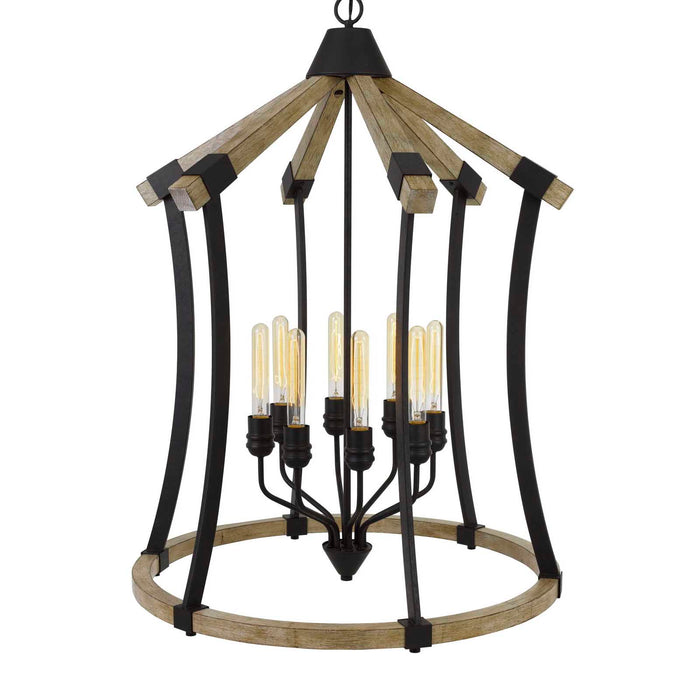 Hyattsville-Oak-8-Light-Lantern-Chandelier-The-Cabin-Shack-2