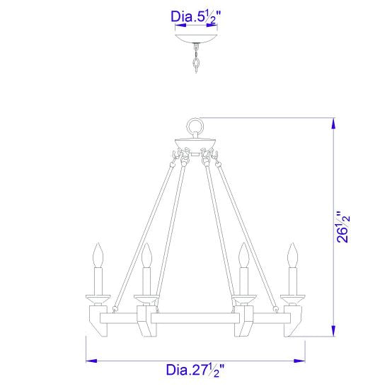 Lakewood-Bronze-6-Light-Candle-Chandelier-The-Cabin-Shack-1