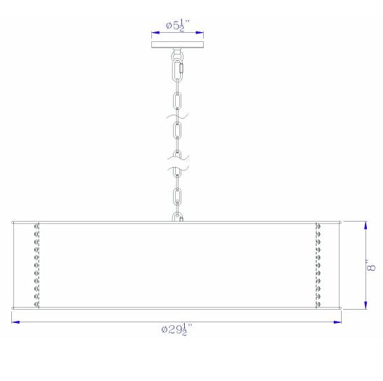 Plymouth-Gold-Drum-5-Light-Chandelier-The-Cabin-Shack-2