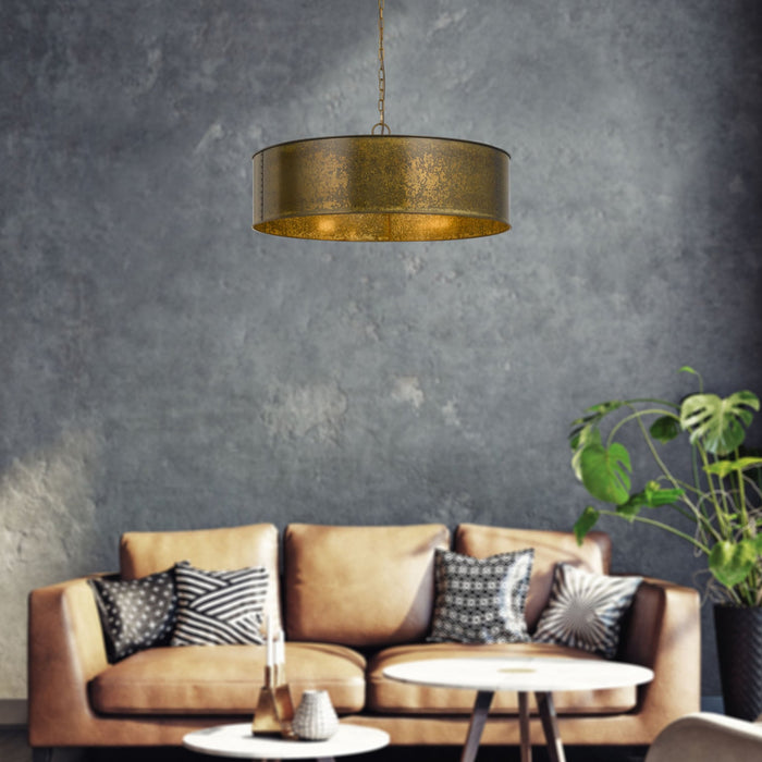 Plymouth-Gold-Drum-5-Light-Chandelier-The-Cabin-Shack-3