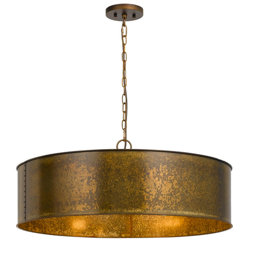 Plymouth-Gold-Drum-5-Light-Chandelier-The-Cabin-Shack