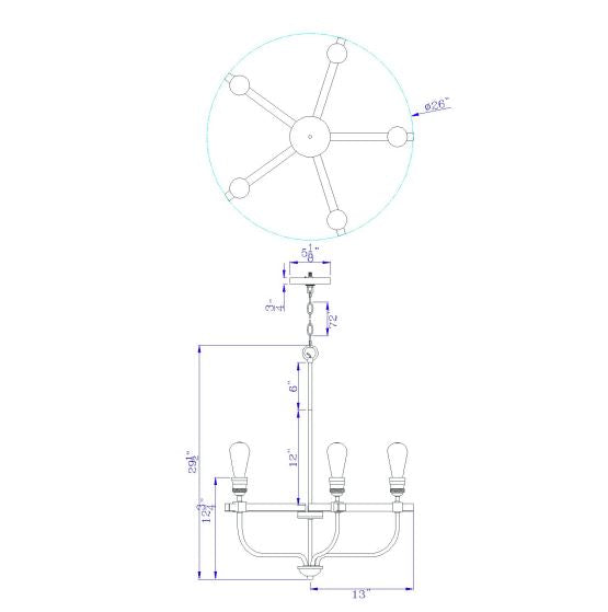 Rustic-Arvada-Vintage-Chandelier-The-Cabin-Shack-3