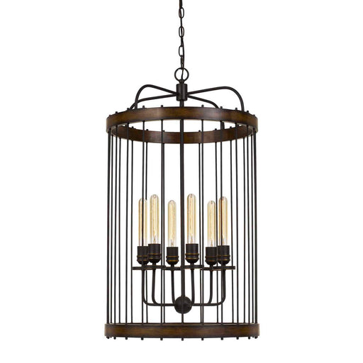 Rustic-Industrial-Lantern-6-Light-Chandelier-The-Cabin-Shack