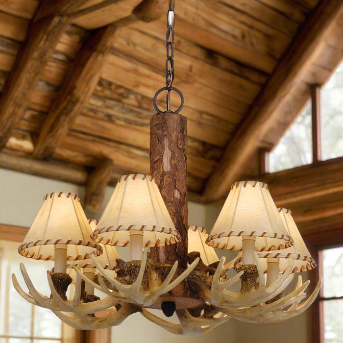 Tenderfoot-Trail-Antler-Tree-Bark-Chandelier-The-Cabin-Shack