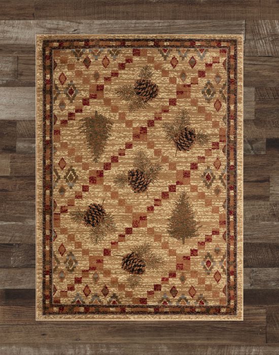 Arapahoe Pine Rug | The Cabin Shack