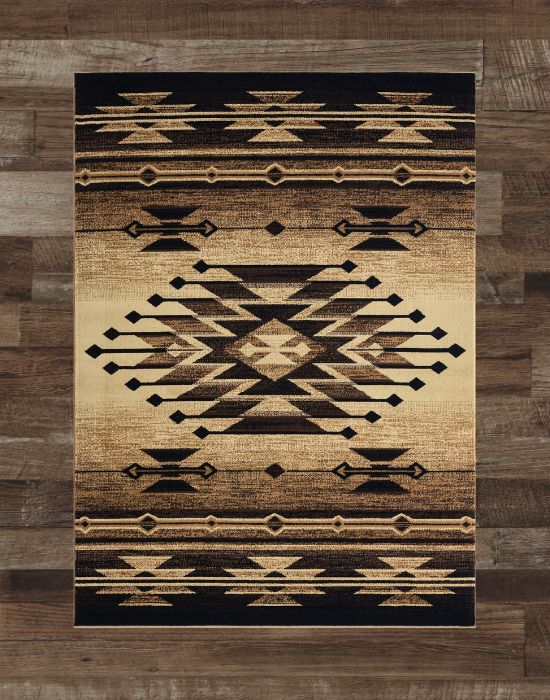 Saguache Black Rug | The Cabin Shack