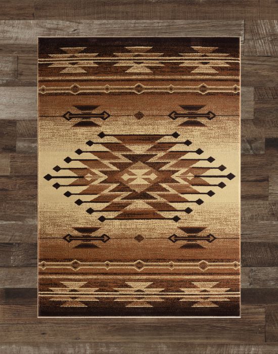 Saguache Brown Rug | The Cabin Shack