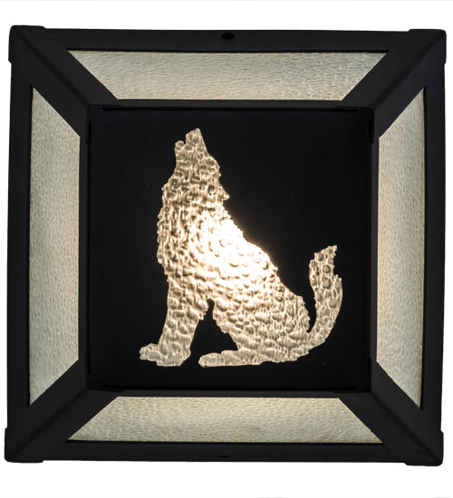 10" Wide Lone Wolf Trail Wall Sconce 5 | The Cabin Shack