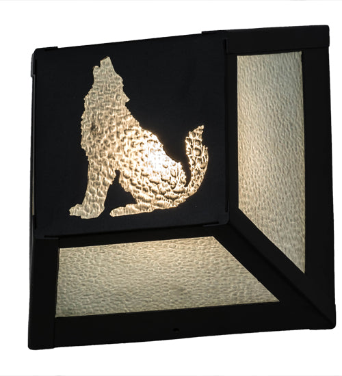 10" Wide Lone Wolf Trail Wall Sconce 3 | The Cabin Shack