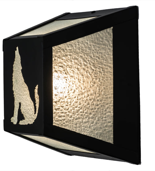 10" Wide Lone Wolf Trail Wall Sconce 7 | The Cabin Shack