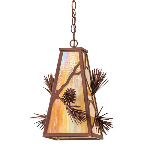 13" Wide Lakewood Pine Mountain Pendant 1 | The Cabin Shack