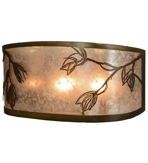 20" Wide Timeless Pine Wall Sconce | The Cabin Shack