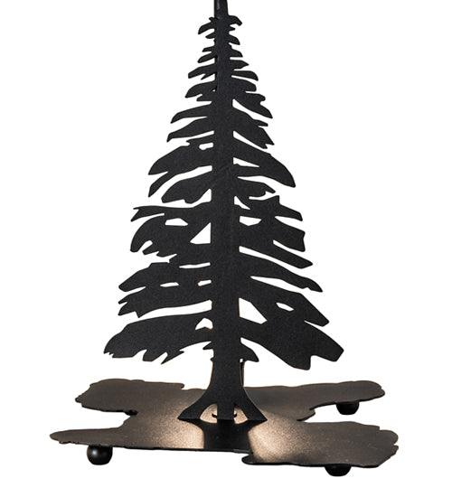 22" High Pine Deer Forest Accent Lamp 6 | The Cabin Shack
