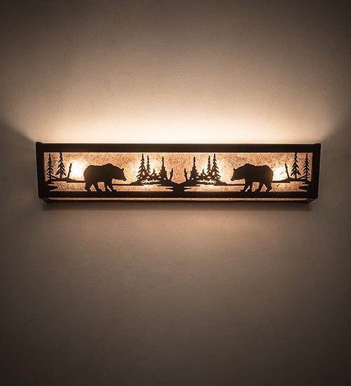 24" Wide Bear Lake Vanity Light | The Cabin Shack