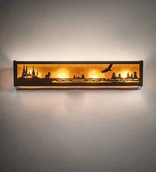 24" Wide Sunset Valley Vanity Light | The Cabin Shack