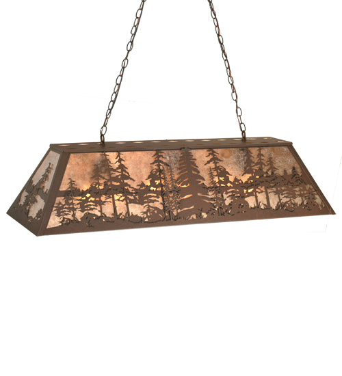 48" Long Mountain Pine Forest Pendant | The Cabin Shack