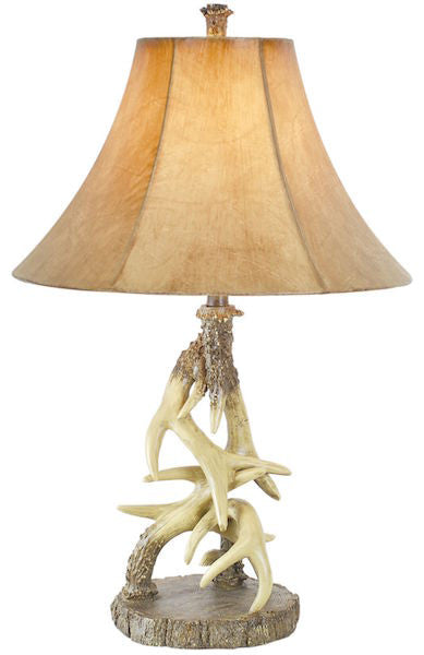 Antler Table Lamp for Rustic Decor | The Cabin Shack