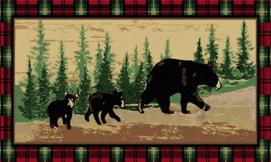 Following Mama Bear Rug | The Cabin Shack