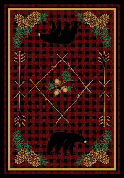 Cabin Rugs | Deep Woods Lodge Rug | The Cabin Shack