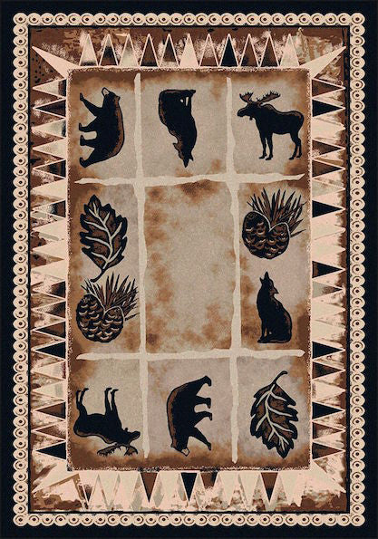 Cabin Rugs | Northern Wildlife Lodge Rug | The Cabin Shack
