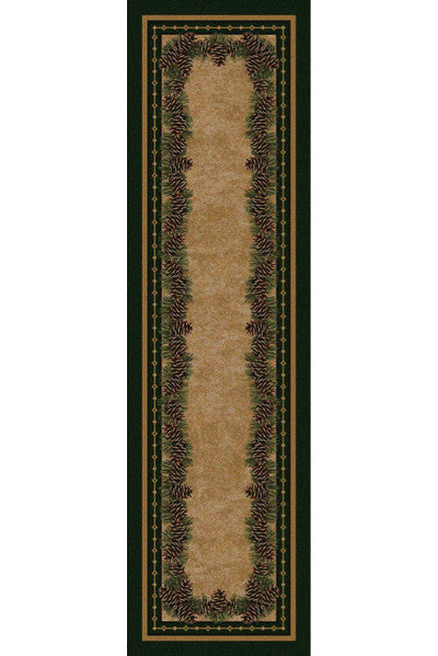 Cabin Rugs | Pine Mountain Lodge Style Rug Runner | The Cabin Shack