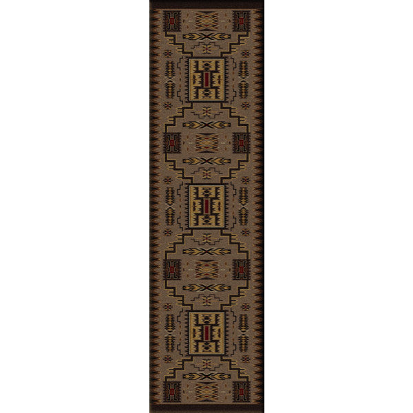 Santa Fe Vista Rustic Lodge Rug Runner | The Cabin Shack