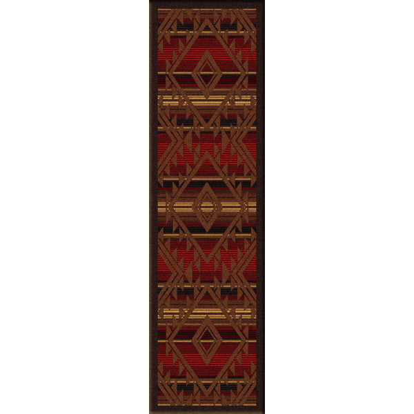 Southwest Spirit Rustic Lodge Rug Runner | The Cabin Shack