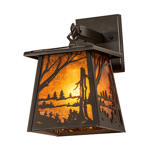 Cross Wooded Pond Wall Sconce | The Cabin Shack 1